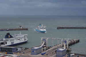 Walking therapy, walk and talk counselling, walk talk therapy, outdoor counselling, ecotherapy, Author: Mike M, Title: Ferry Entering Dover Terminal