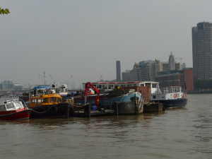 Procrastination Counselling London, Camden, Kings Cross - Psychotherapy - laziness, lateness, indecisiveness, Author: Loz Pycock, Title: Boats Queueing on the Thames